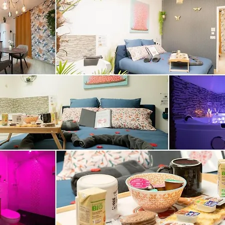 L'escale Balneo'romantique - Loveroom - Jacuzzi & Petit Dejeuner 3*
